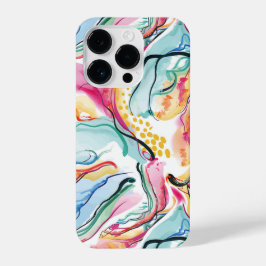 Textura primavera orgânica com formas onduladas fl