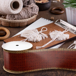 Textura Realista de Burlap Simples Russo Dourado e