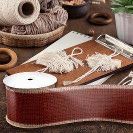 Textura Realista de Burlap Simples Russo Dourado e