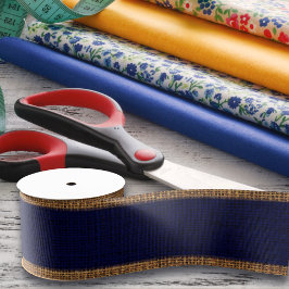 Textura realista em burlap Simples Marinho Russo A