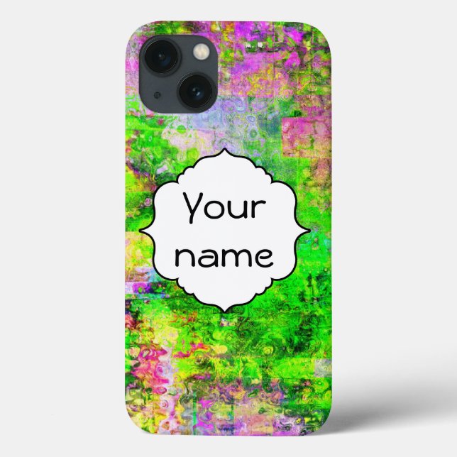 Textura roxa verde (Verso)