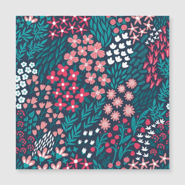 Textura Sem Costura De Flor Vintage. (Frente)