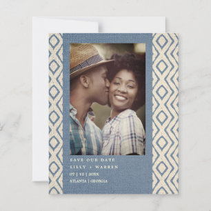 Textura Têxtil Azul Barata Romântica Foto Romântic