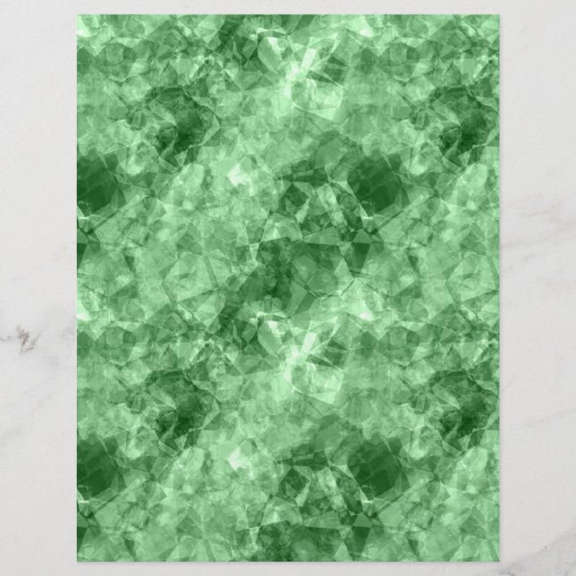 Textura verde escura amassada (Frente)