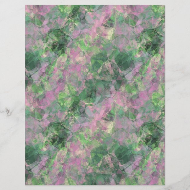 Textura verde Primavera amassada (Frente)