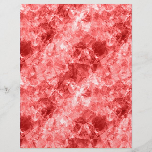 Textura vermelha amassada (Frente)