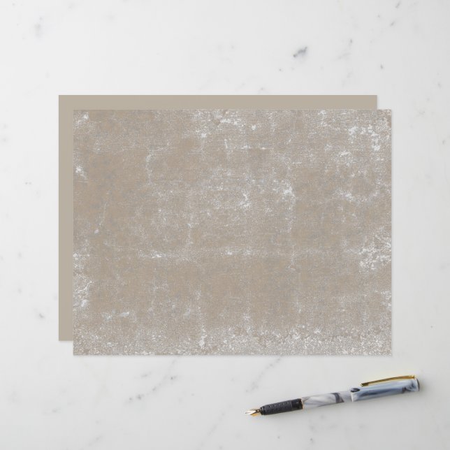 Textura Vintage Pastel Tan White Decoupage (Frente/Verso In Situ)