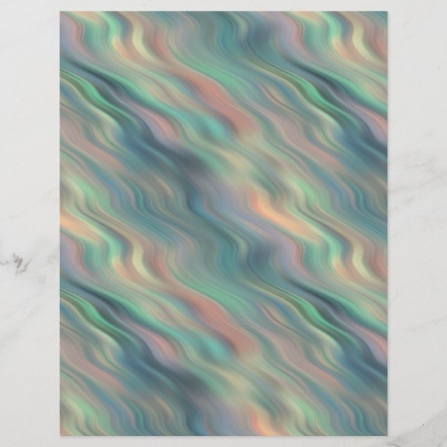 Textura Wavy Iris Azul (Frente)