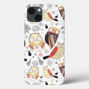 Texture funny owl