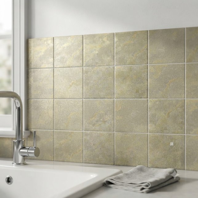Texturizado Metálico Prata e Ouro 1 (Silver And Gold Metallic Plaster Ceramic Tile)
