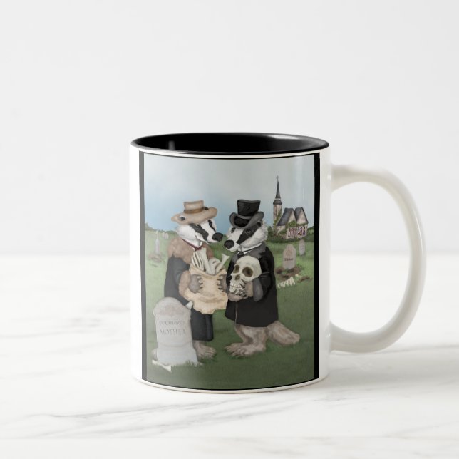 Texugos britânicos que comportam-se mal a caneca (Direita)