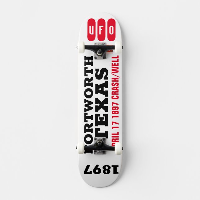 TFO de Fort Worth Texas Crash Skateboard (Frente)