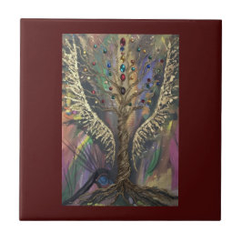 Th Divine Tree Of Life celestial wings and jewels