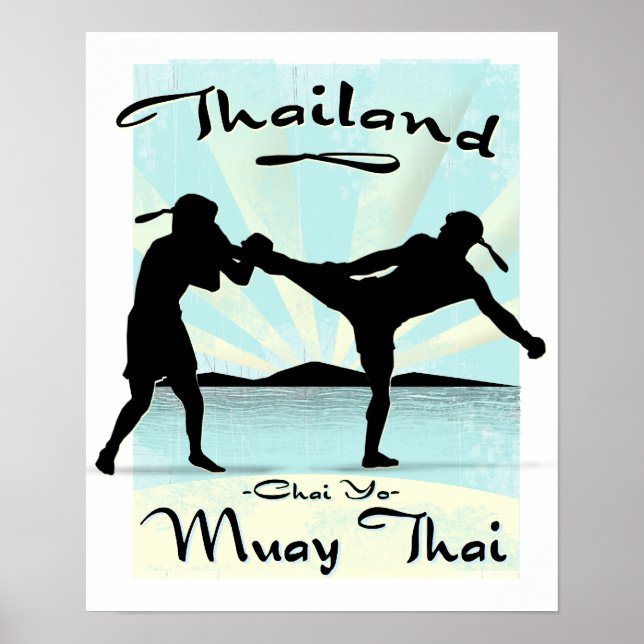 Thailand Muay Thai Poster (Frente)