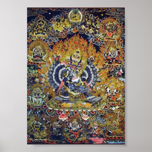 Thangka Yamantaka Poster (Frente)