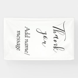 Thank you add name message simple stylish calligra