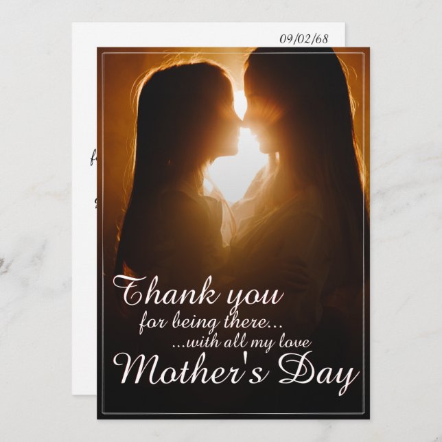 Thank You for Being Here – Mother’s Day (Frente/Verso)