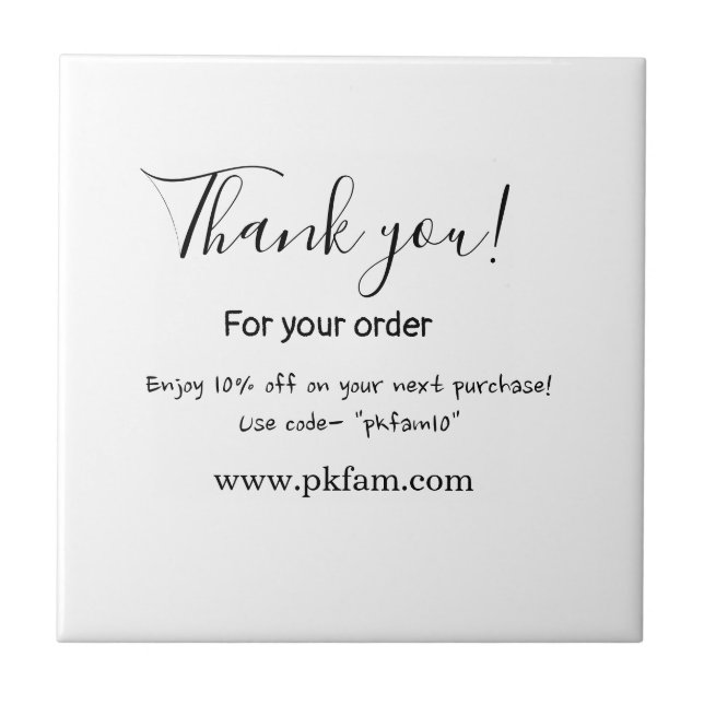 Thank you for purchase pink family business detail (Frente)