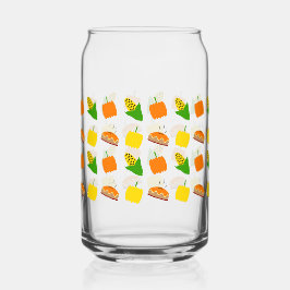 Thanksgiving Dinner Glass Can Thanksgiving Decor