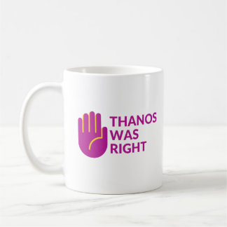 Thanos era a caneca certa