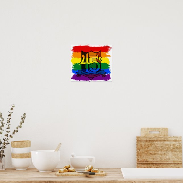"The 45e Does Pride" Poster Verão de 2023 (Cozinha)