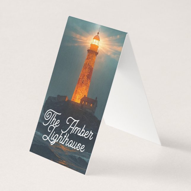 The Amber Lighthouse Card (Frente)