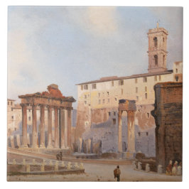 The Ancient Roman Forum (por Ippolito Caffi)
