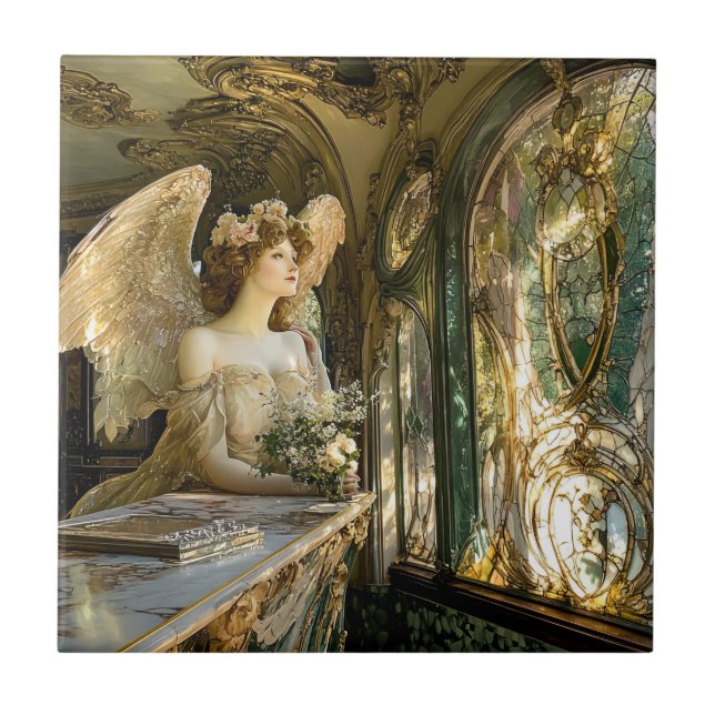 The Angel in the Stained Glass of Light (Frente)
