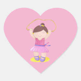 The Ballerina Jumping Rope Etiqueta para Presente