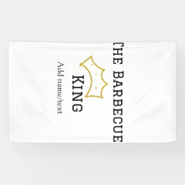 The Barbecue king crownadd name text cooking best