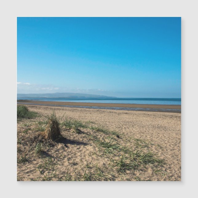 The Beach At Troon Scotland Postcard Poster (Frente)