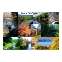 THE BEAUTY OF ITHACA, NEW YORK  poster