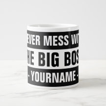 "The Big Boss" caneca totalmente personalizável