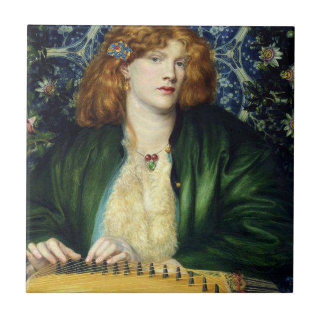 The Blue Bower (por Dante Gabriel Rossetti) (Frente)