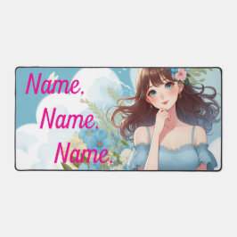 The Blue-Eyed Beauty's Gaze