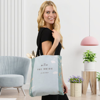 The Bride Tote Bag | Verde Sage & Dourado
