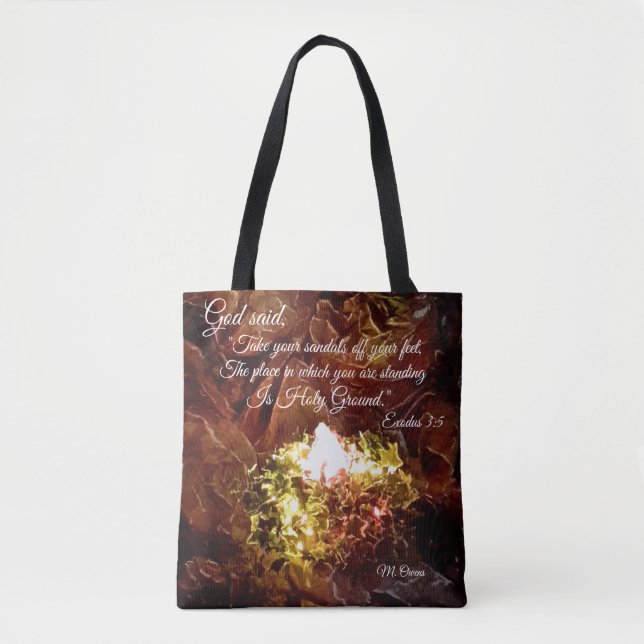"The Burning Bush" Tote Bag (Frente)