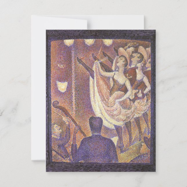 The Can Dance, Le Chahut, por Georges Seurat (Frente)