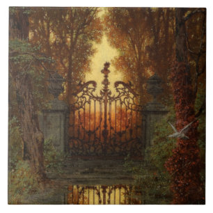 The Castle Gate (por Ferdinand Knab)