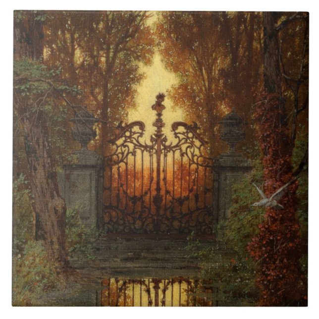 The Castle Gate (por Ferdinand Knab) (Frente)