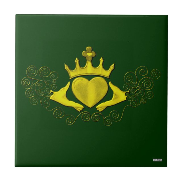 The Claddagh (Dourado) (Frente)