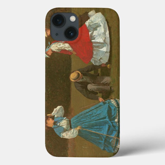 The croquet game, 1866 (óleo na canvas) (Verso)