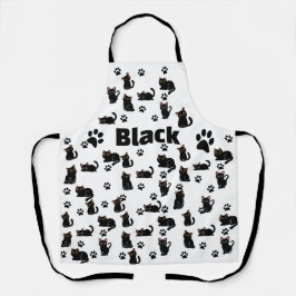 The Cutest Black Cat Apron Gift for Cat Lovers