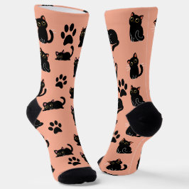 The Cutest Black Cat Socks Gift for Cat Lovers
