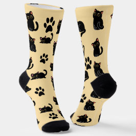 The Cutest Black Cat Socks Gift for Cat Lovers