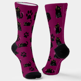The Cutest Black Cat Socks Gift for Cat Lovers