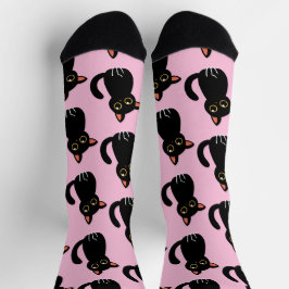 The Cutest Black Cat Socks Gift For Cat Lovers