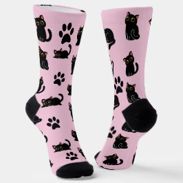 The Cutest Black Cat Socks Gift for Cat Lovers