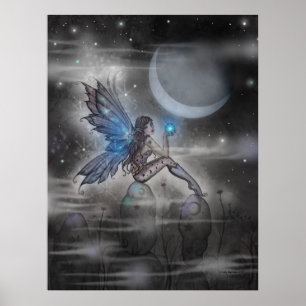 The Doodler Mystical Fairy Poster Print
