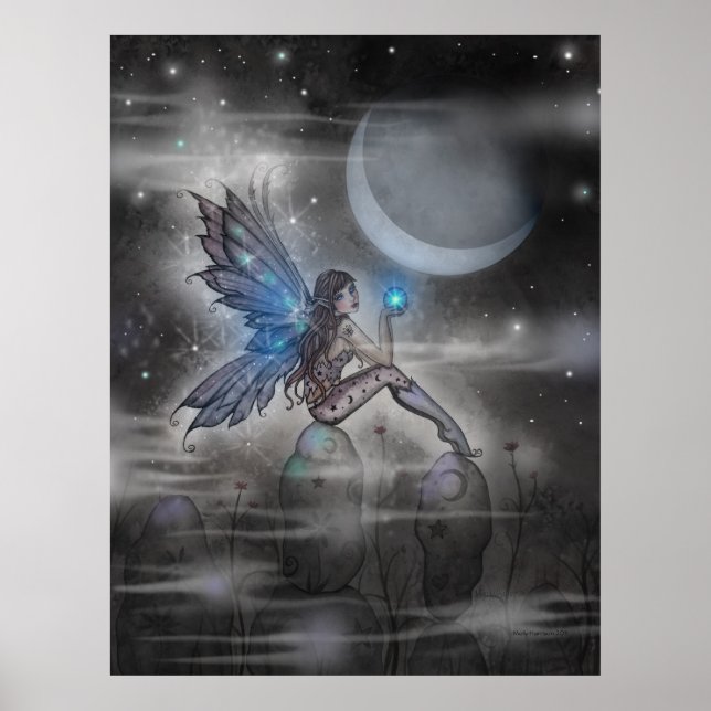 The Doodler Mystical Fairy Poster Print (Frente)